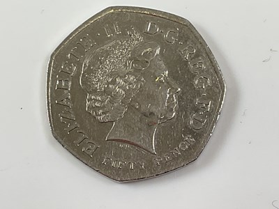 Lot 618 - A used KEW Gardens 50p piece.