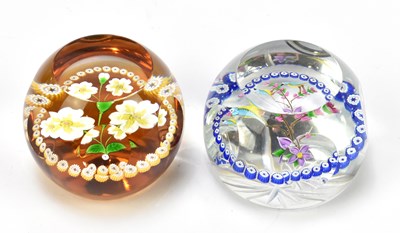 Lot 599 - CAITHNESS; a limited edition Primula paperweight, 42/250