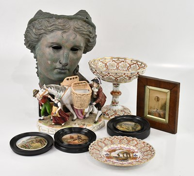 Lot 2601 - A 19th century German reticulated porcelain...