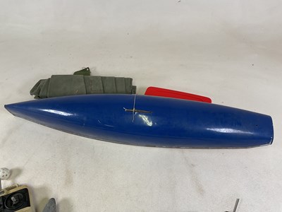 Lot 79 - A radio controlled yacht, from bow to stern...