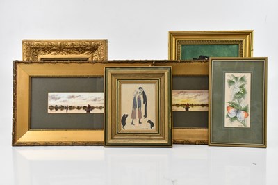 Lot 2177 - W J PALMER; pair of watercolours, river scenes,...