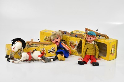 Lot 2125 - PELHAM PUPPETS; three puppets, comprising...