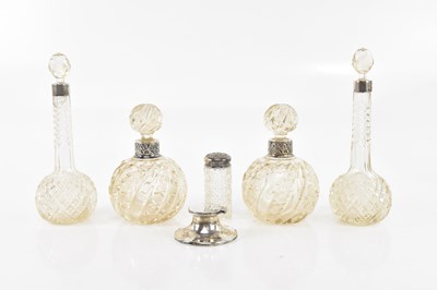 Lot 2155 - A pair of late Victorian hallmarked silver...