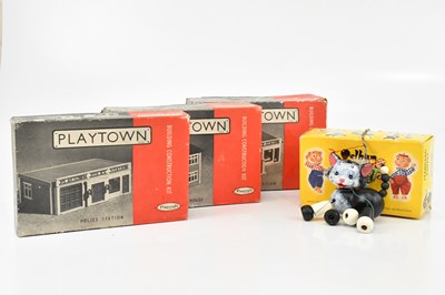 Lot 2126 - PELHAM PUPPET; a cat puppet, in box, together...