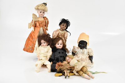 Lot 2080 - SIMON & HALBIG; a 1079, 3 ½ doll, with bisque...