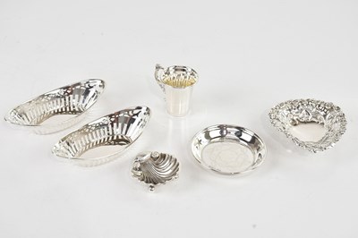 Lot 2385 - DEAKIN & FRANCIS; a pair of hallmarked silver...