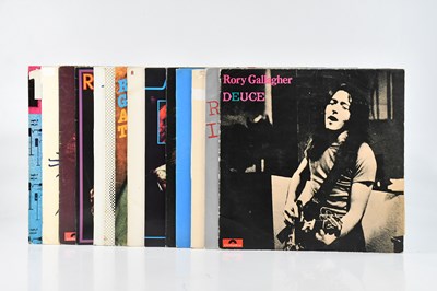 Lot 18 - RORY GALLAGHER; fourteen records comprising...