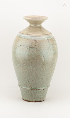Lot 401 - MARK GRIFFITHS (born 1956); a tall stoneware...