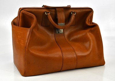 Lot 1624 - CLIFFE; a brown leather Gladstone bag, height...