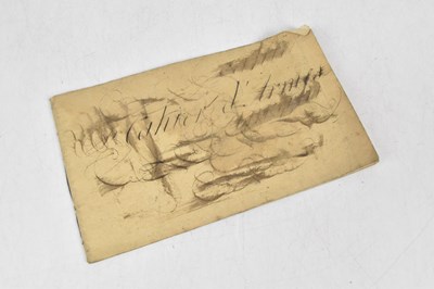 Lot 330 - A late 18th century booklet with eight pen and...