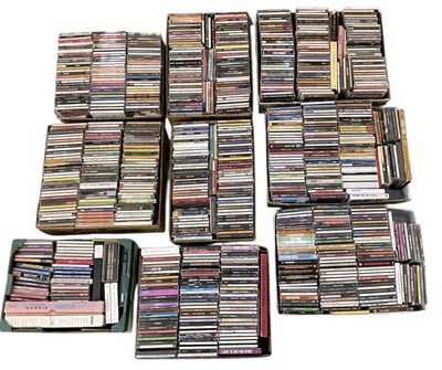 Lot 323 - A large collection of pop CDs contained in...
