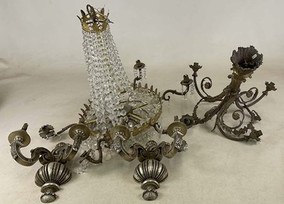 Lot 671 - A large collection of glass drops for...
