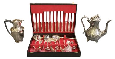 Lot 1079 - THE SILVER GALLERY; a fifty piece cased silver...