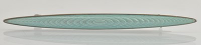 Lot 1327 - MARIUS HAMMER, NORWAY; a silver and turquoise...