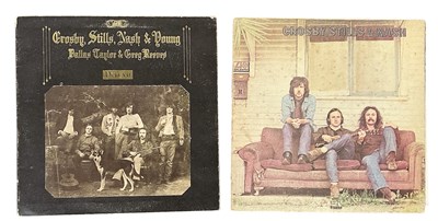 Lot 349 - CROSBY STILLS & NASH; self-titled and 'Déjà Vu'...