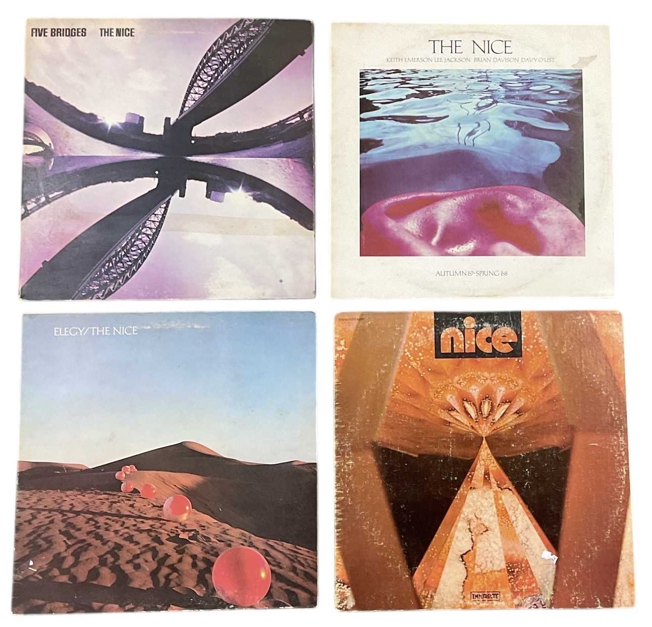 Lot 333 - THE NICE; four albums including 'Elegy',...
