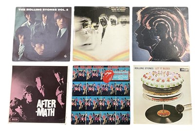 Lot 334 - THE ROLLING STONES; six albums including 'Let...