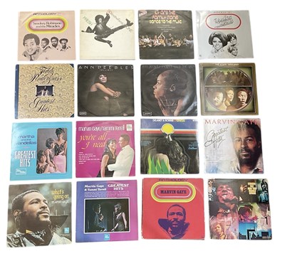 Lot 377 - A collection of sixteen soul records including...