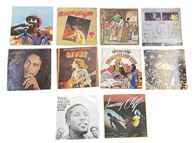 Lot 343 - Ten assorted reggae albums including Bob...