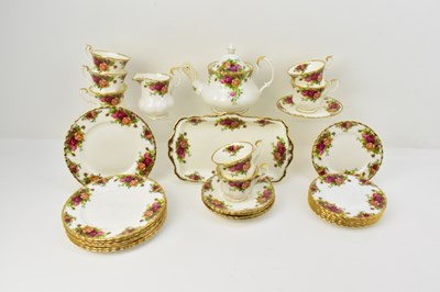Lot 139 - ROYAL ALBERT; a twenty-nine piece part tea set...