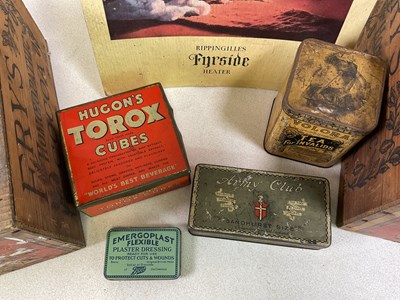 Lot 46 - Two vintage Fry's Cocoa wooden crates, three...