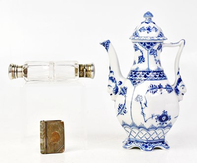 Lot 678 - ROYAL COPENHAGEN; a copy blue and white mask...