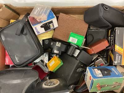 Lot 37 - A quantity of cameras and lenses; to include...