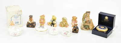 Lot 2599 - A collection of five ceramic pill boxes...