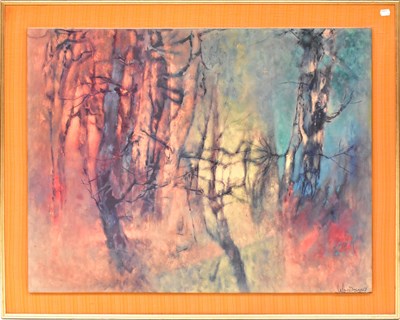 Lot 595 - LE BA DANG; a colour lithograph, abstract of...