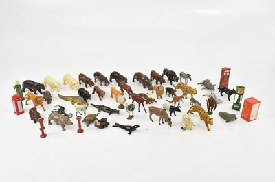Lot 2107 - A collection of Britains painted lead figures,...