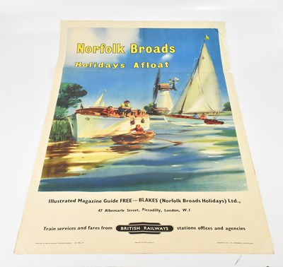 Lot 1643 - A British Rail adverting poster, 'Norfolk...