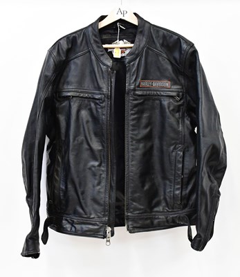 Lot 732 - HARLEY-DAVIDSON; four motorcycle leathers...