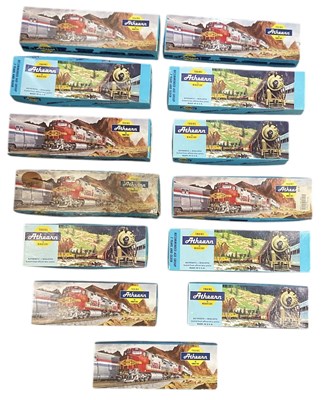 Lot 468 - ATHEARN; thirteen boxed locomotives including...