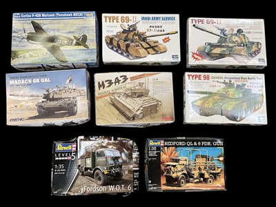 Lot 530 - MENG; two boxed 1:35 scale tank model kits...