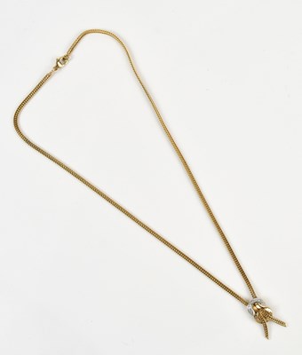 Lot 260 - A yellow and white metal diamond illusion set...
