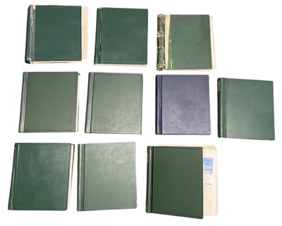 Lot 422 - A collection of eight albums of Scandinavian...