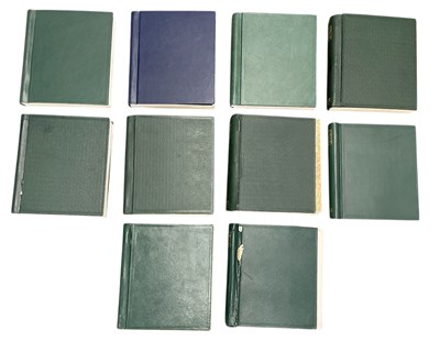 Lot 430 - A collection of ten albums of stamps, mainly...