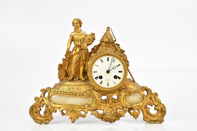 Lot 1322 - An early 20th century bronze and ormolu effect...