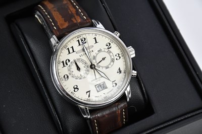 Lot 620 - ZEPPELIN; a chronograph LZ127 quartz movement...