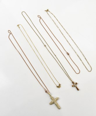 Lot 245 - An Italian yellow metal curb link necklace,...