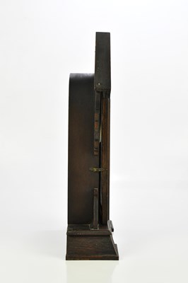 Lot 1337 - ANSONIA; a mantel clock, with etched glass...