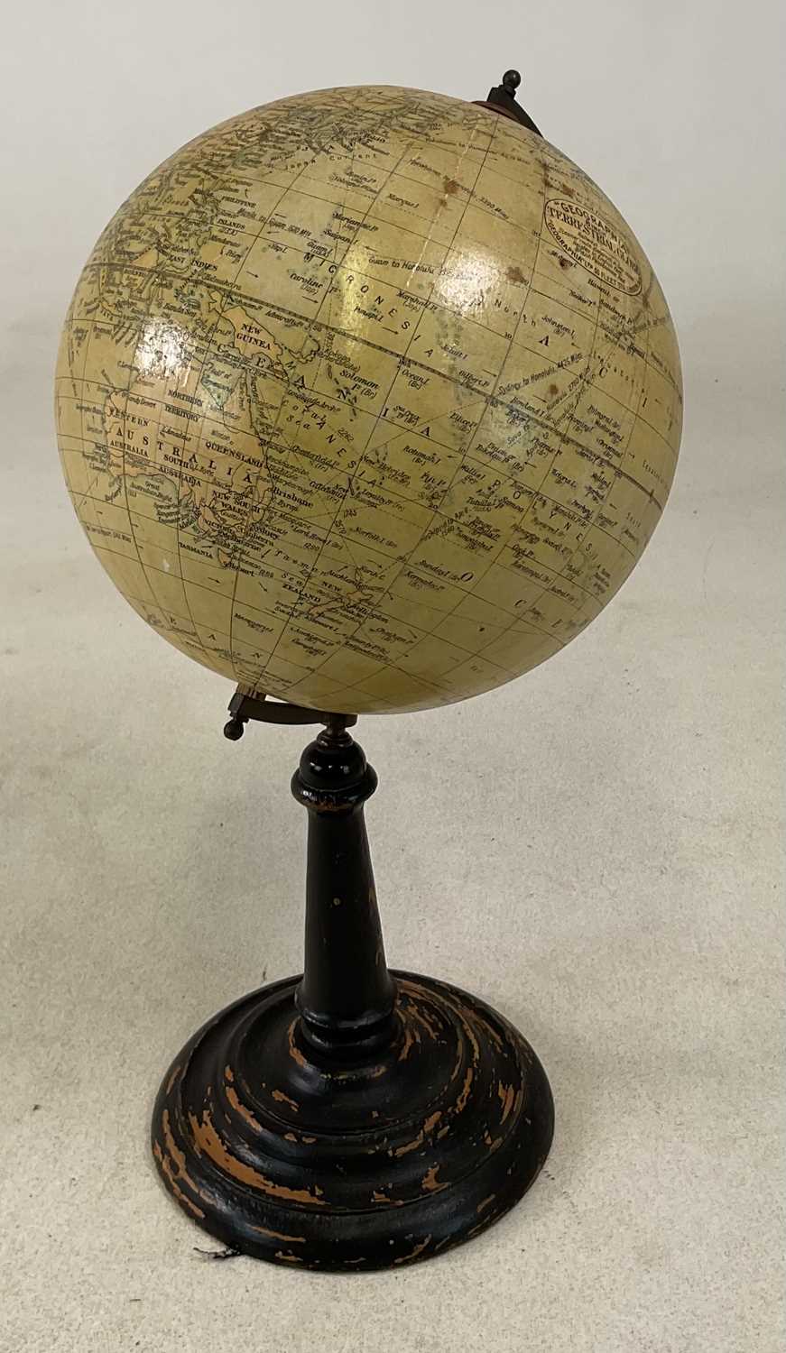 Lot 40 - A Geographia 8inch Telescope Globe, height 37cm.