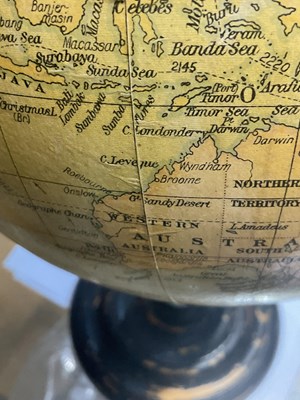 Lot 40 - A Geographia 8inch Telescope Globe, height 37cm.