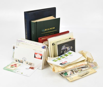 Lot 720 - WORLD STAMPS; accumulation in four boxes, with...