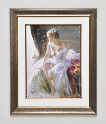 Lot 2274 - PINO; a signed limited edition print, young...