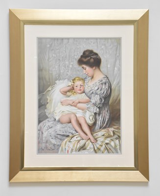 Lot 2168 - ADVERTISING; print, 'Mother's Darling' dated...