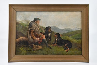 Lot 2249 - E GOTHARD; oil on canvas, gentleman in...