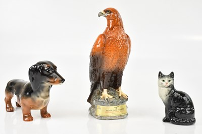 Lot 2533 - BESWICK; a figure of a dachshund and a figure...