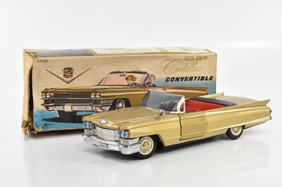 Lot 2000 - A Golden Cadillac convertible battery powered...