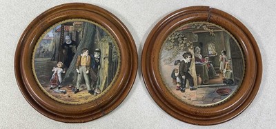 Lot 272 - A pair of mid 19th century Pratt type transfer...